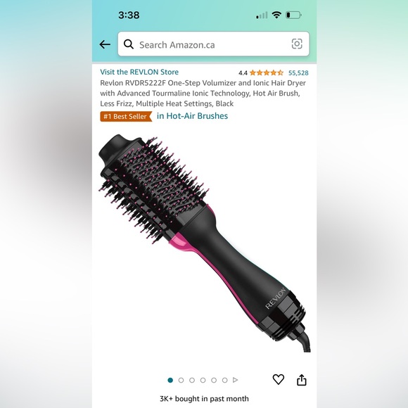 Hot brush volumizer and hair dryer Revlon - Picture 6 of 6